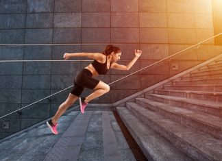 Staircase Workout execise