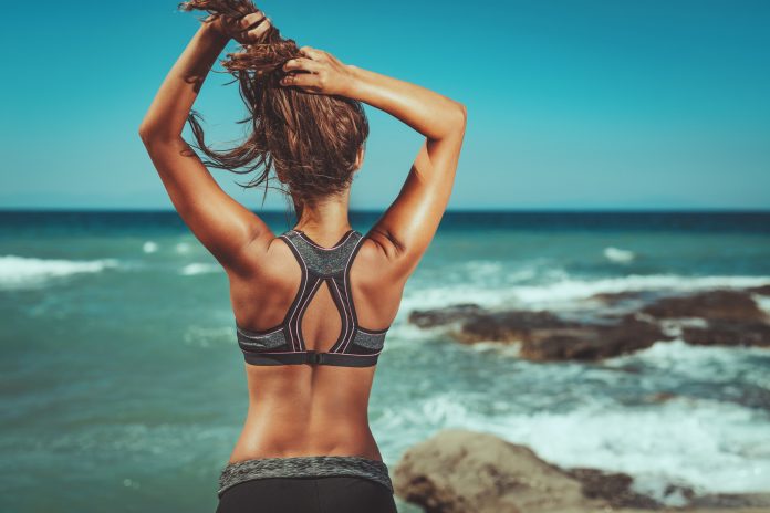 runner doing Beach Workout