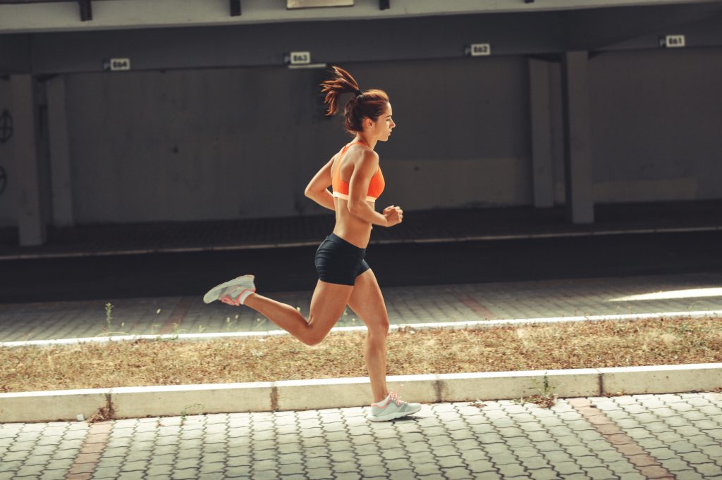 athletes in Running Socks