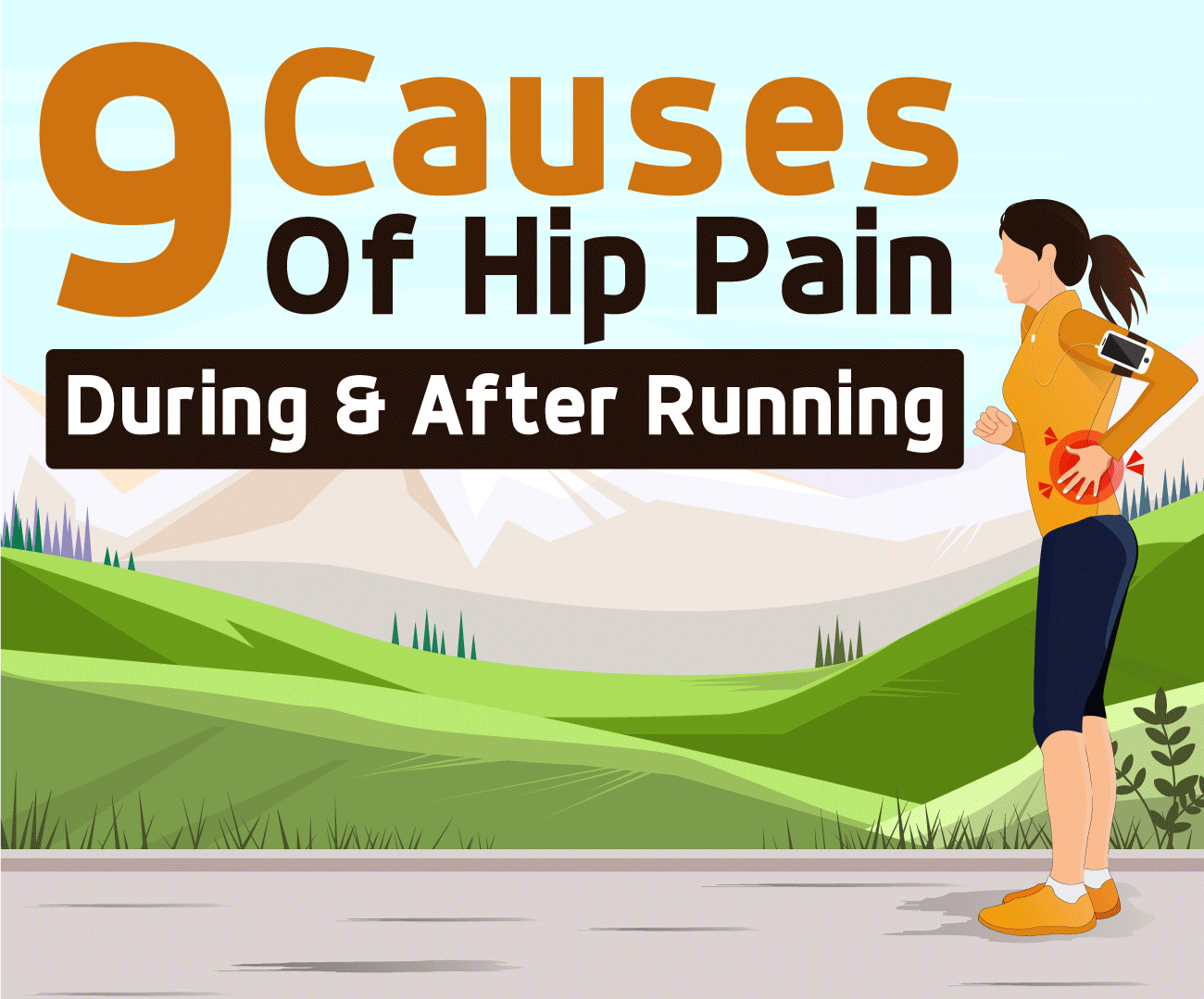 9 Causes of Hip Pain For Runners [INFOGRAPHIC] — Runners Blueprint