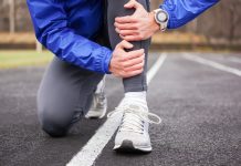 runner suffering from shin splints