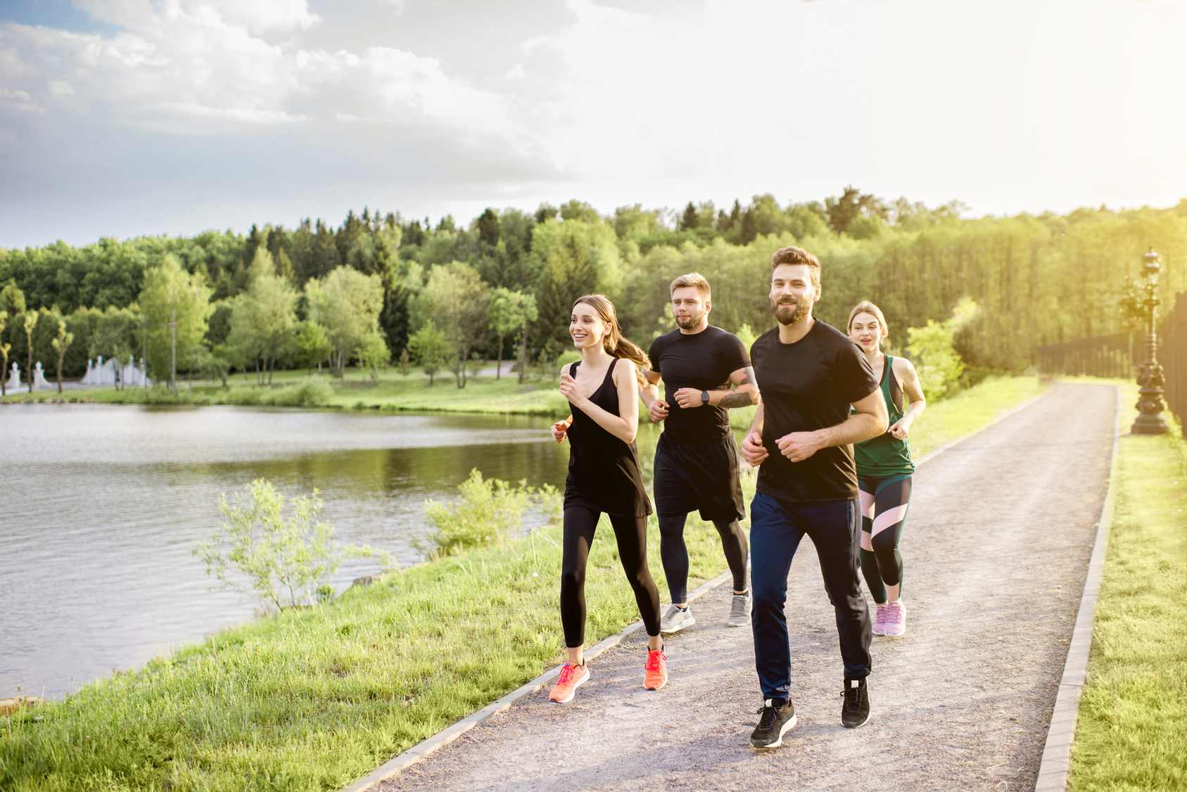 running in groups