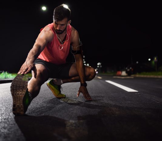 running at night