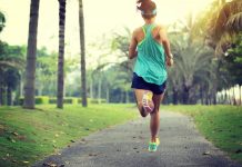 woman running