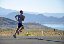 running in the sun