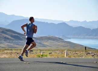 running in the sun